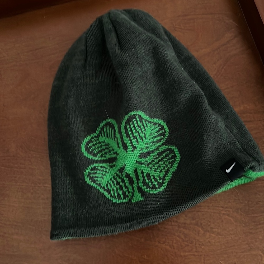 Nike Shamrock Beanie Hat For the Celtic Football Club Vintage